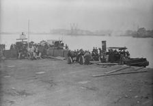 Refugees arrive at Antwerp, between c1915 and 1918. Creator: Bain News Service