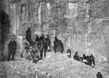 Refugess, Belleville heights, during the bombardment of Verdun, France, World War I, 1916