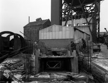 Refurbishment work, Mosley Common Colliery, Lancashire, 1963. Creator: Michael Walters
