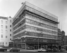 Refurbishment of a building, Sheffield city centre, South Yorkshire, 1967. Artist: Michael Walters