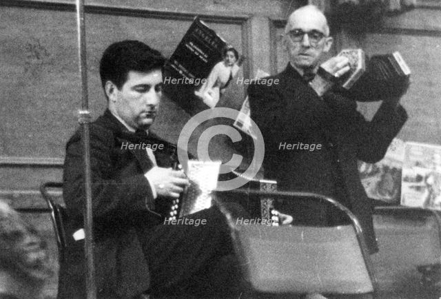 Reg Hall and Scan Tester, Cecil Sharp House, London, 1958. Artist: Eddis Thomas