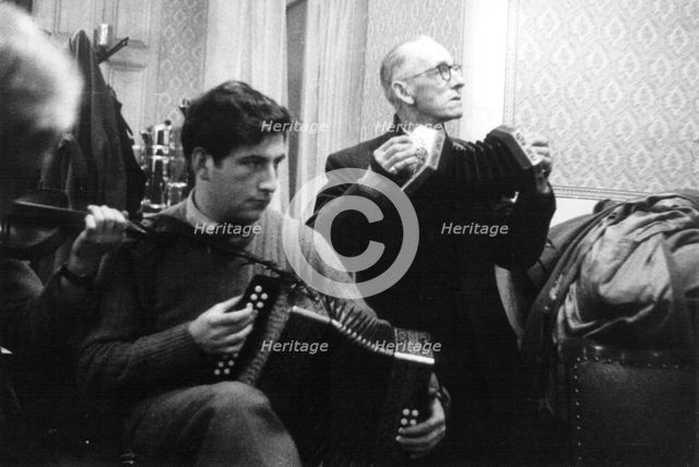 Reg Hall and Scan Tester, Princess Louise Public House, London, 1958. Artist: Eddis Thomas