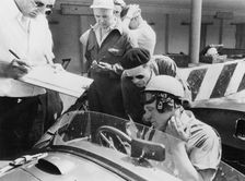 Reg Parnell in Aston Martin DB3S, Monza, 1952