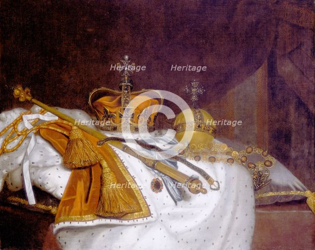 'Regalia of Charles II', 1670s. Creator: Unknown.