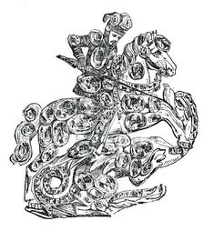 Regalia of Scotland: The George, 1850. Creator: Unknown