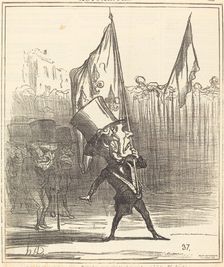 Regardez, mais n'y touchez pas!, 1871. Creator: Honore Daumier