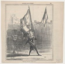 Regardez, mais n'y touchez pas!, 1871. Creator: Honore Daumier