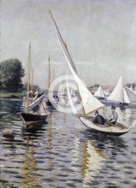 Régates a Argenteuil , 1893. Creator: Caillebotte, Gustave (1848-1894).