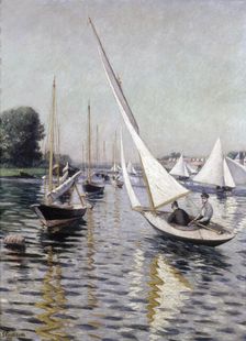 Régates a Argenteuil , 1893. Creator: Caillebotte, Gustave (1848-1894)