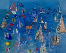 Régates à Cowes, 1929. Creator: Dufy, Raoul (1877-1953)