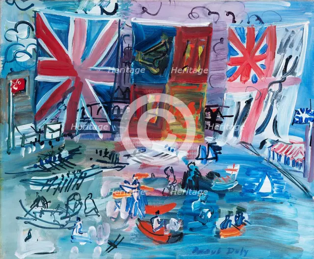 Régates à Henley, c1933. Creator: Dufy, Raoul (1877-1953).