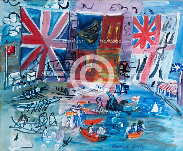 Régates à Henley, c1933. Creator: Dufy, Raoul (1877-1953).