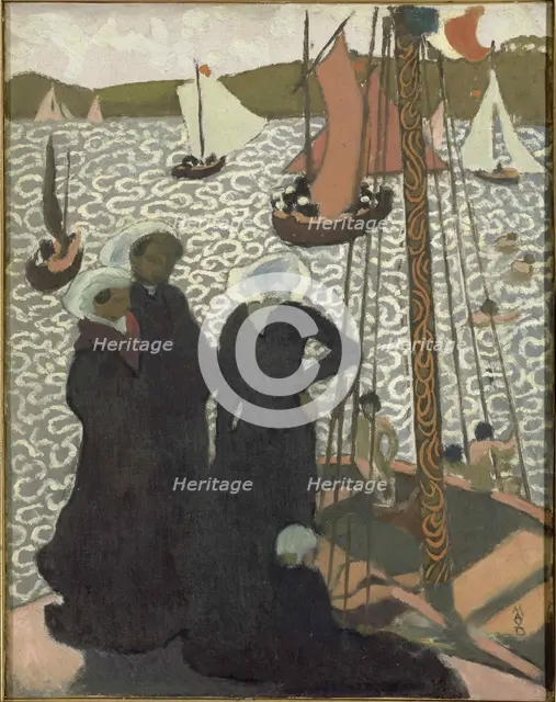 Régates à Perros-Guirec (Regattas at Perros-Guirec) , 1892.