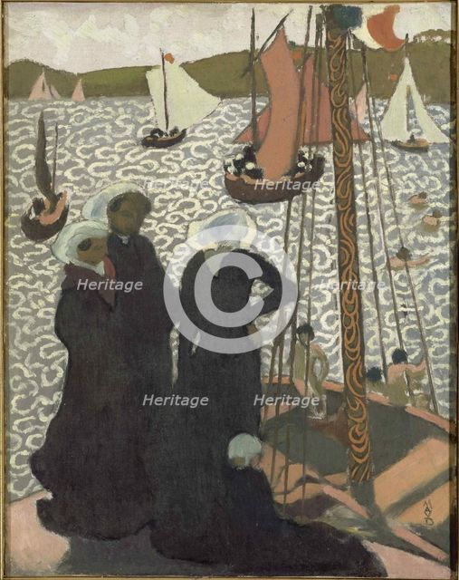 Régates à Perros-Guirec (Regattas at Perros-Guirec) , 1892.