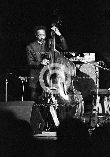 Reggie Workman, Fairfield Halls, Croydon, Nov 1987. Creator: Brian O'Connor.