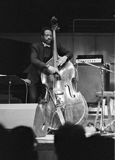 Reggie Workman, Fairfield Halls, Croydon, Nov 1987. Creator: Brian O'Connor