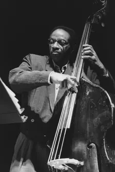 Reggie Workman, Queen Elizabeth Hall, London, 1997. Creator: Brian Foskett