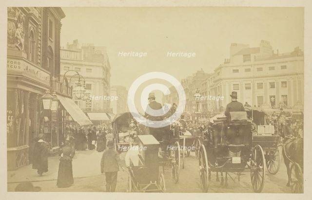Regent Circus, 1850-1900. Creator: Unknown.