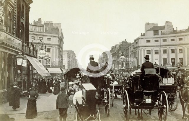 Regent Circus, London, c1880. Creator: Unknown.