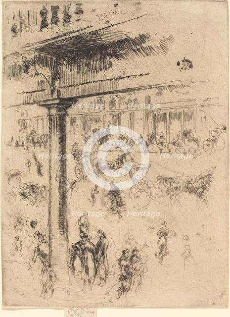 Regent's Quadrant, 1880/1881. Creator: James Abbott McNeill Whistler.