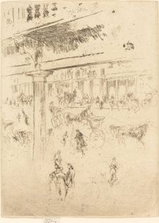 Regent's Quadrant, 1880/1881. Creator: James Abbott McNeill Whistler