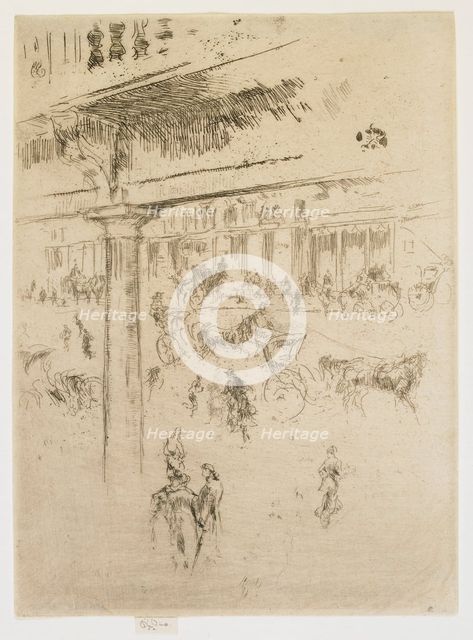 Regent's Quadrant, 1880-1881. Creator: James Abbott McNeill Whistler.