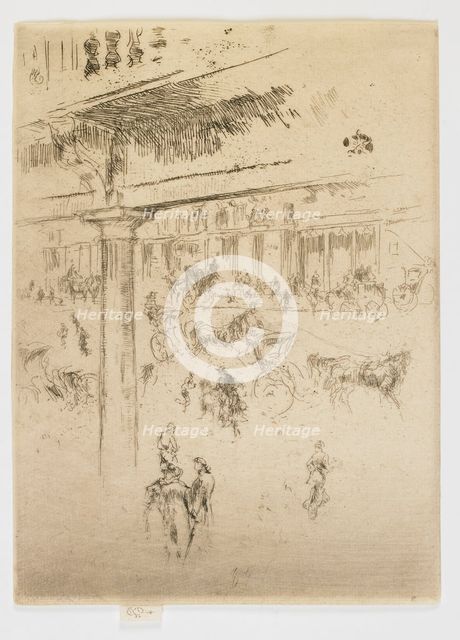 Regent's Quadrant, 1880-1881. Creator: James Abbott McNeill Whistler.