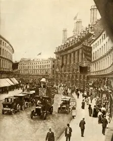 Regent Street, London, 1912, (1935). Creator: Unknown