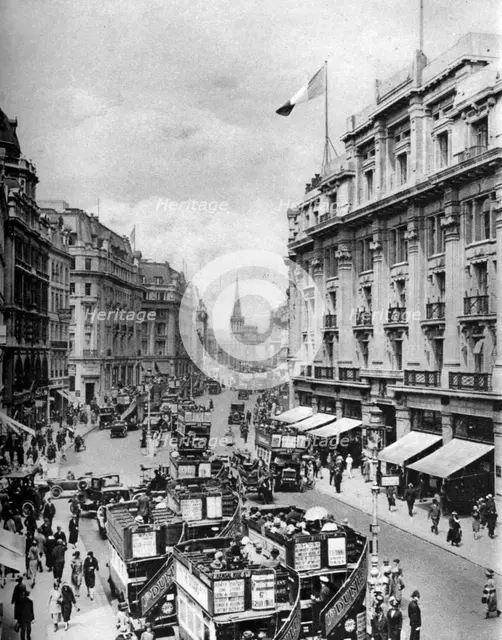 Regent Street, London, 1926-1927. Artist: McLeish