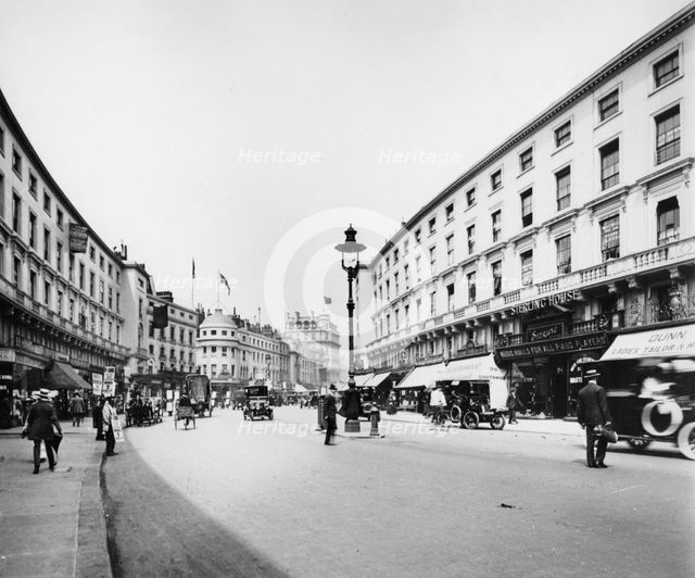 Regent Street, London, c1910. Artist: Unknown