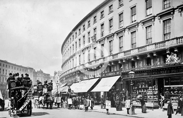 Regent Street Quadrant, Westminster, London, late 19th century. Creator: Unknown.