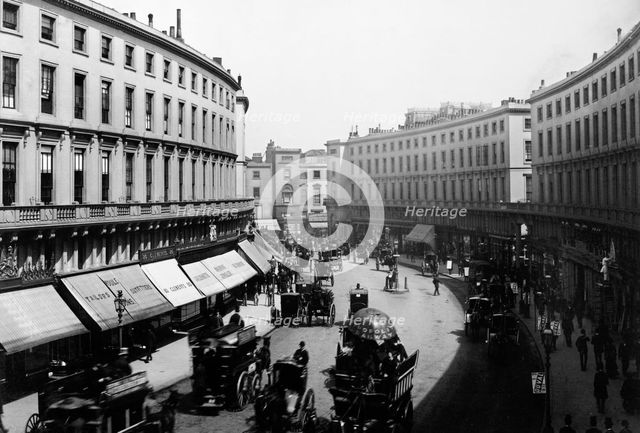 Regent Street Quadrant, Westminster, London, late 19th century. Creator: Unknown.