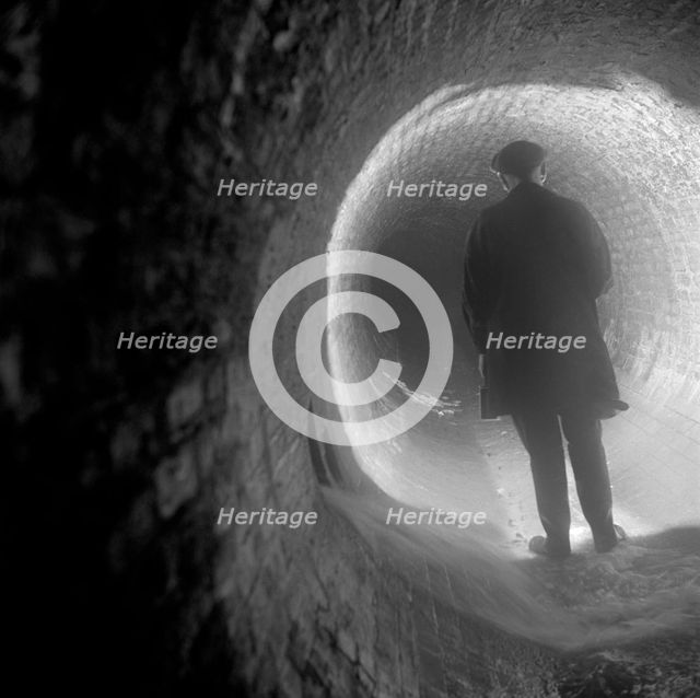 Regent Street Sewer, Regent Street, Westminster, Greater London, c1945-c1980. Artist: Eric de Maré.