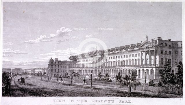 Regent's Park, Marylebone, London, c1830. Artist: Thomas Higham