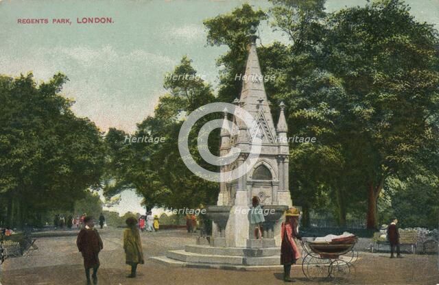 'Regents Park, London', c1910.  Artist: Unknown.