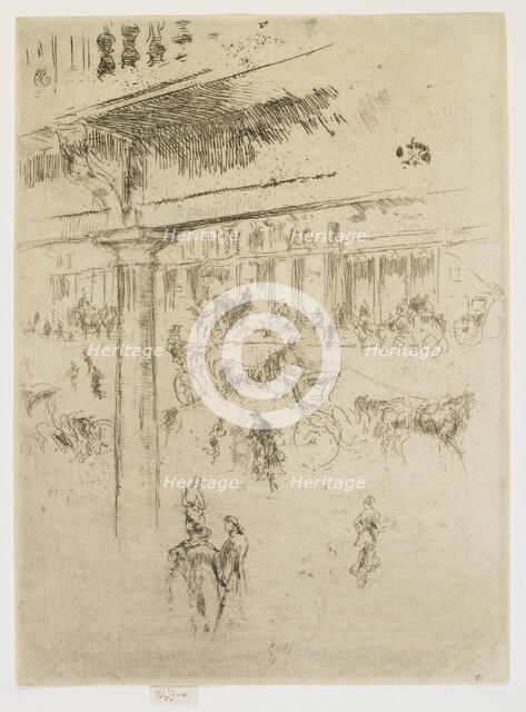 Regent's Quadrant, 1880-1881. Creator: James Abbott McNeill Whistler.