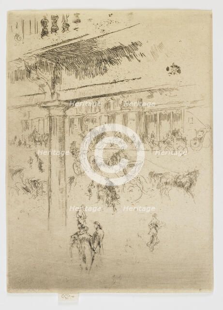 Regent's Quadrant, 1880-1881. Creator: James Abbott McNeill Whistler.