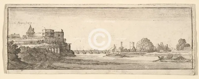 Regensburg, 1652-77. Creator: Wenceslaus Hollar.