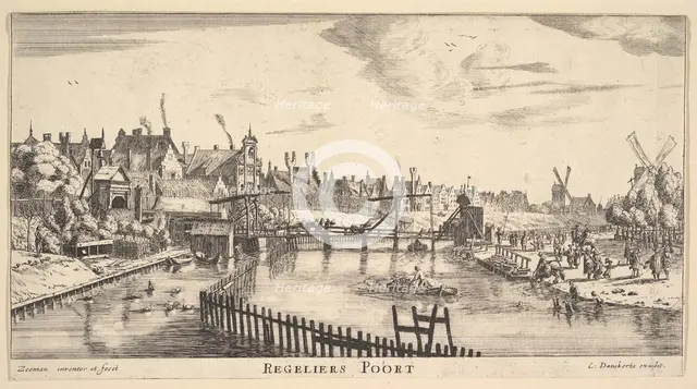 Regeliers Poort, mid-17th century. Creator: Reinier Zeeman.