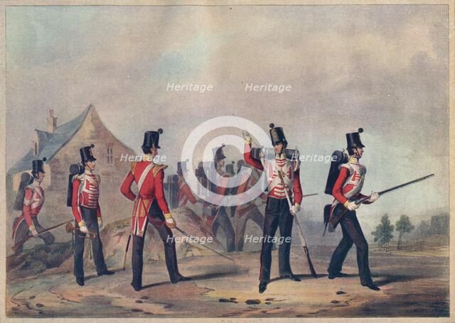 'Regiments of Light Infantry (showing the 90th Light Infantry)', 19th century (1909). Artist: John Henry Lynch.