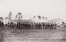 [Regiments - unidentified]. Brady album, p. 156, 1861-65. Creator: Unknown