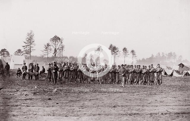 [Regiments - unidentified]. Brady album, p. 156, 1861-65. Creator: Unknown.