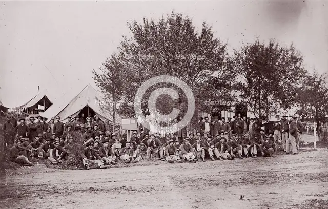 [Regiments - unidentified]. Brady album, p. 157, 1861-65. Creator: Unknown.