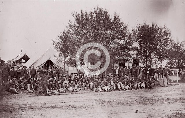 [Regiments - unidentified]. Brady album, p. 157, 1861-65. Creator: Unknown.