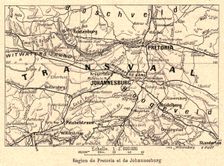 'Region de Pretoria et de Johannesburg; Afrique Australe 1914. Creator: Unknown