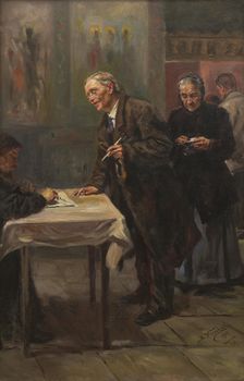 Registration before confession, 1915