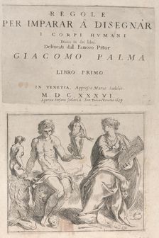 Regole per Imparar a Disegnar i corpi humani ... Giacomo Palma Libro P..., 1636 (republished 1659). Creator: Jacopo Palma