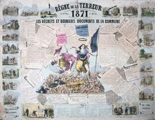 Regne de la Terreur Paris Commune, 1871. Artist: Anon