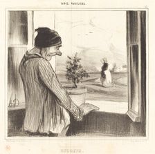 Regrets, 1840. Creator: Honore Daumier