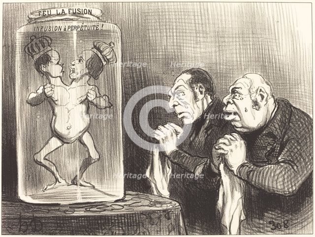 Regrets Superflus!, 1851. Creator: Honore Daumier.